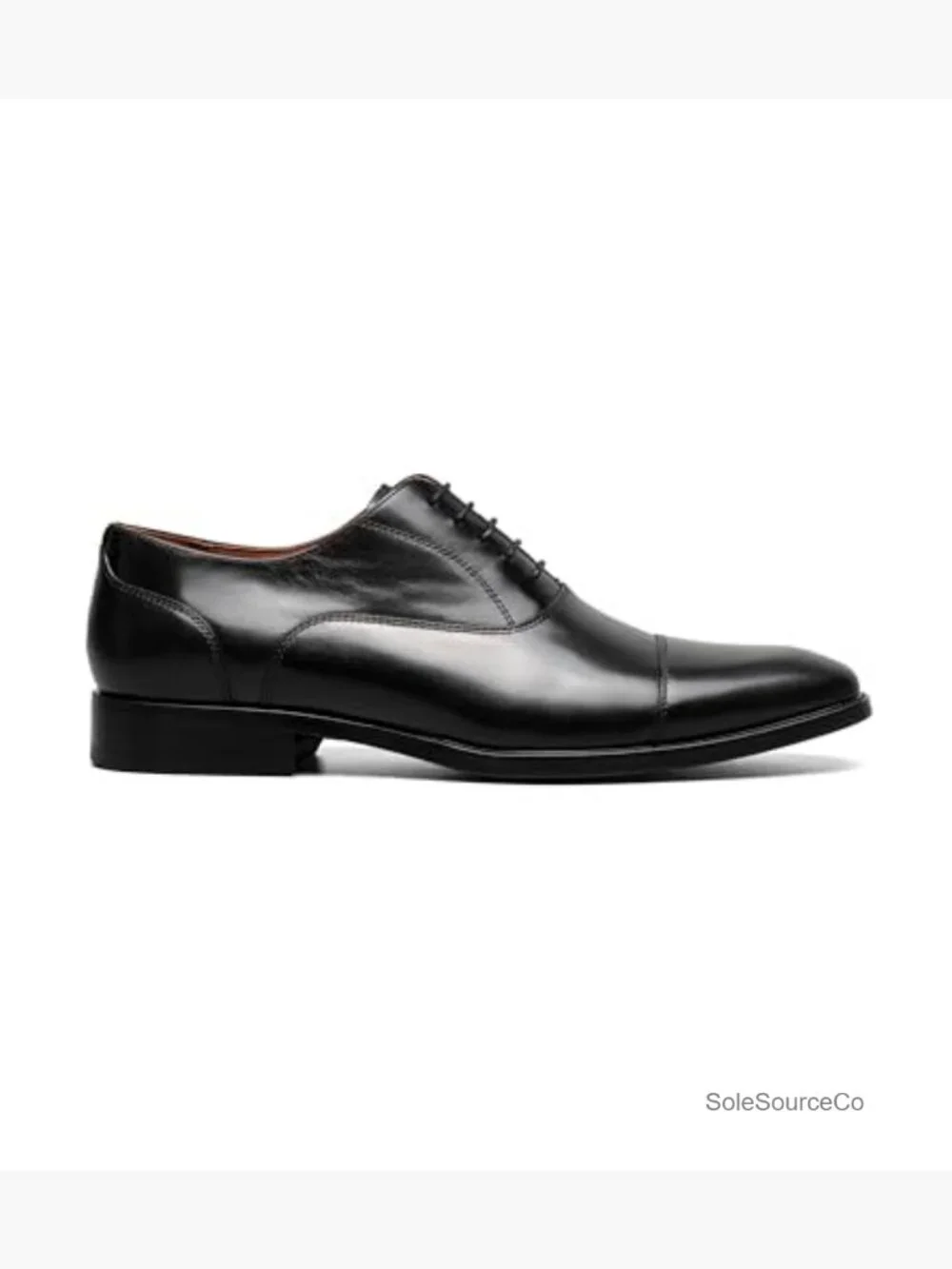 Cap Toe Bal Oxford Leather Dress Shoes Lace Up